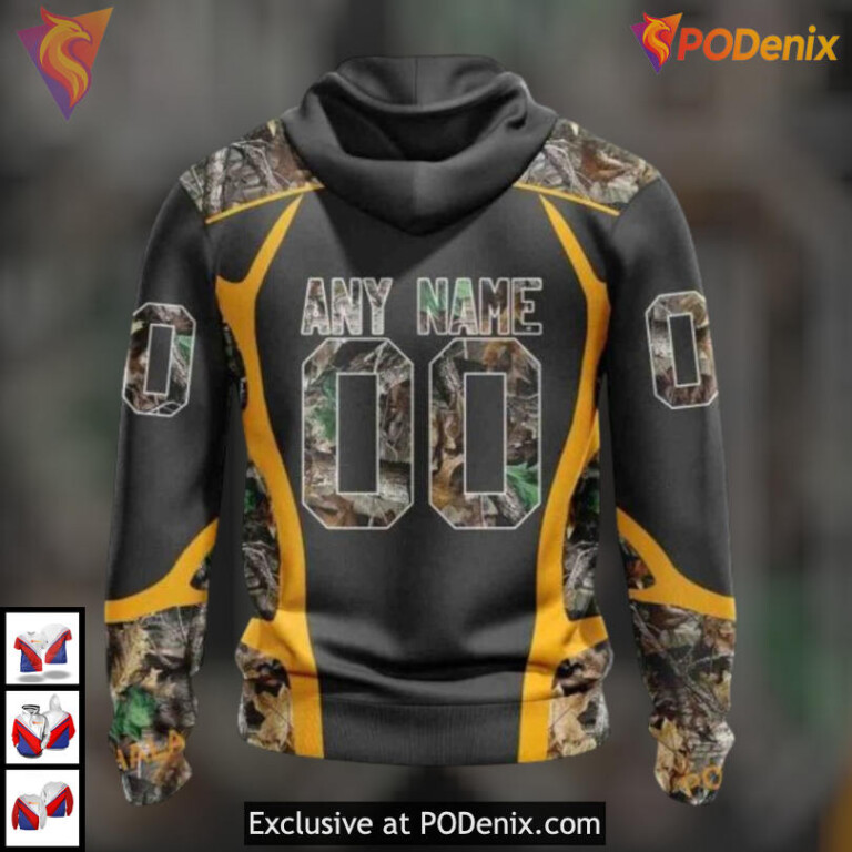 Camo Hunting Style Personalized NHL Buffalo Sabres Unisex Hoodie 3D Custom Gear - 1