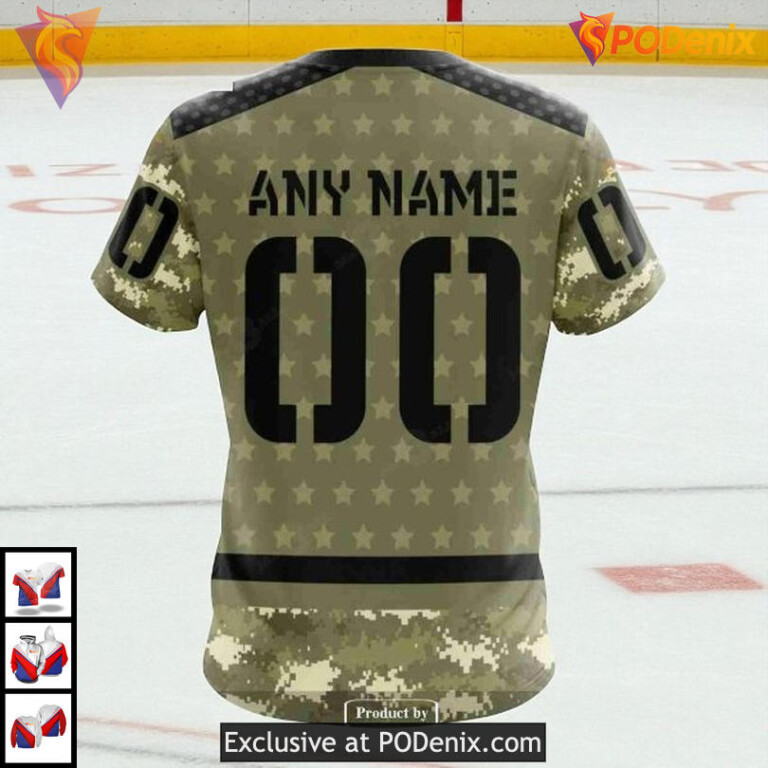 Camo Military Appreciation Custom NHL Boston Bruins All Over Print Hoodie - 6