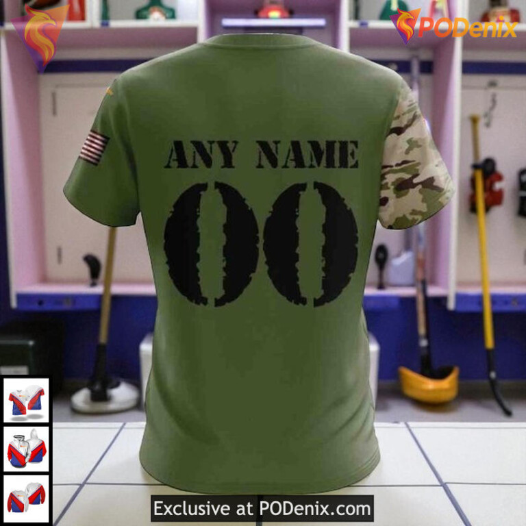 Camo Skull Artwork Name Number NHL Minnesota Wild Winter Hoodie 3D - 3