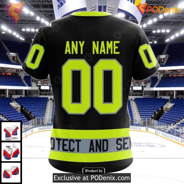 Canucks Custom 3D Hoodie NHL Firefighter Inspired Vancouver Canucks Hoodie 3D - 3