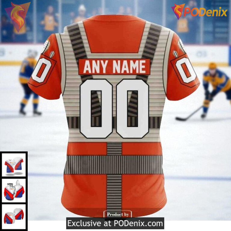 Canucks Custom 3D Hoodie NHL Vancouver Rebel Pilot Star Wars Inspired Design - 3