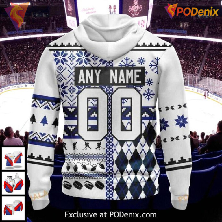 Canucks Full Print Hoodie 3D, NHL Vancouver Canucks Custom Holiday Hoodie - 1
