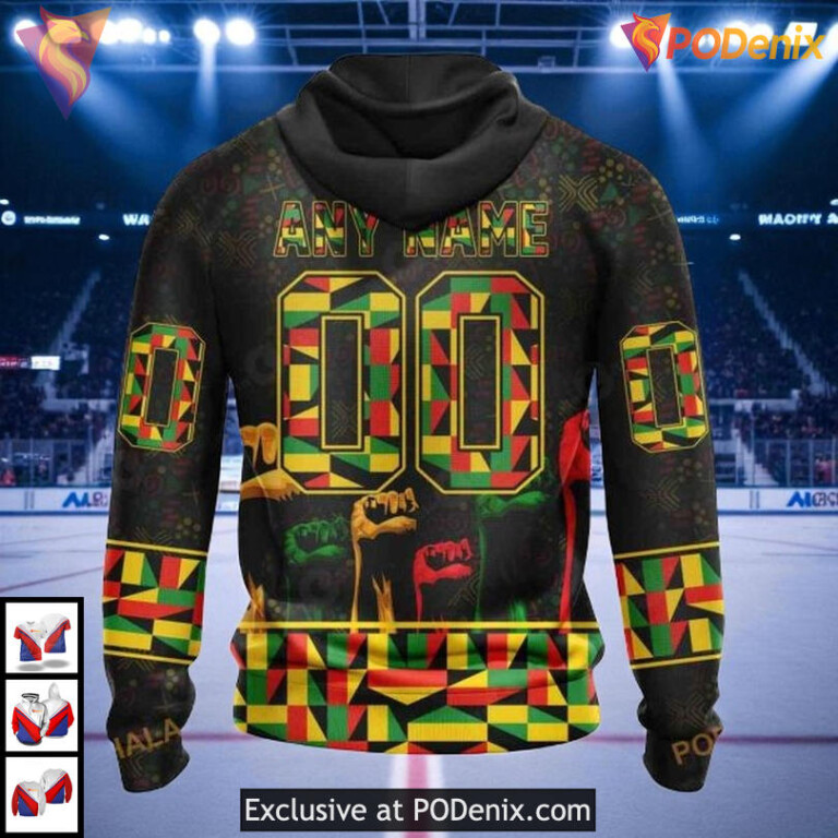 Celebrate Black History Month Toronto Maple Leafs Unisex Hoodie, Custom NHL 3D - 1