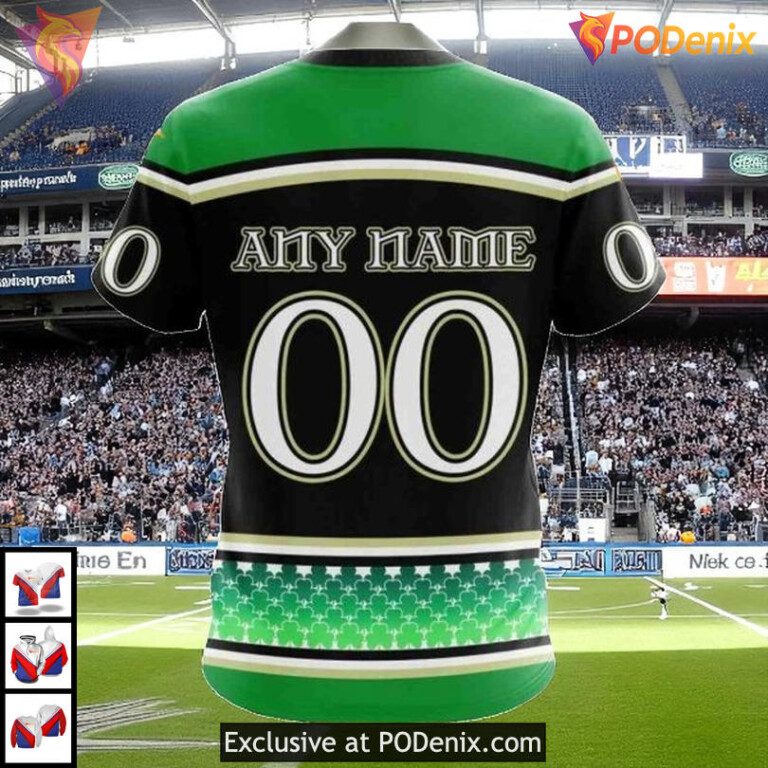 Celebrate St Patricks Day Theme Custom Personalized San Jose Sharks Hoodie 3D - 3