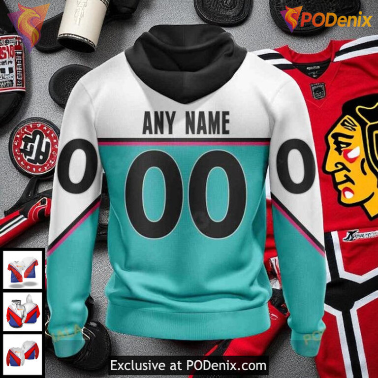 Chicago Blackhawks All Over Print Hoodie Western Conference 2025 Design - 1
