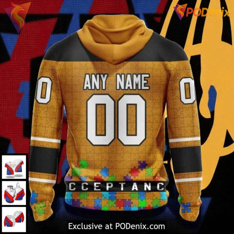 Chicago Blackhawks Hoodie 3D All Over Print Autism Puzzle Limited Edition - 1