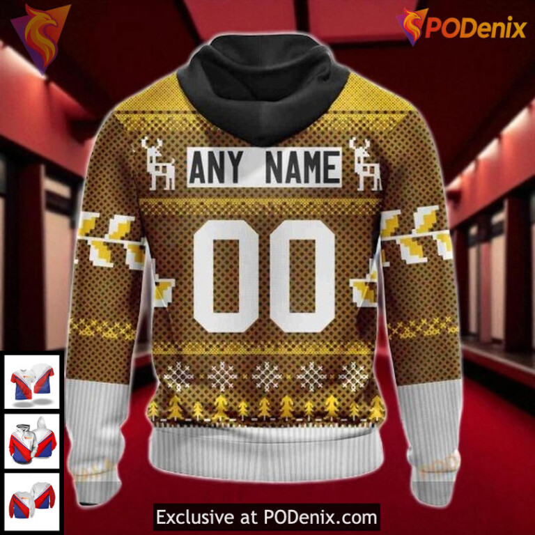 Chicago Blackhawks Hoodie 3D All Over Print Holiday Spirit NHL Custom - 2