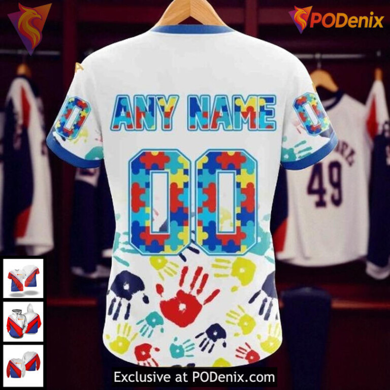 Chicago Blackhawks Hoodie 3D, Autism Awareness Custom Design For Fans - 3