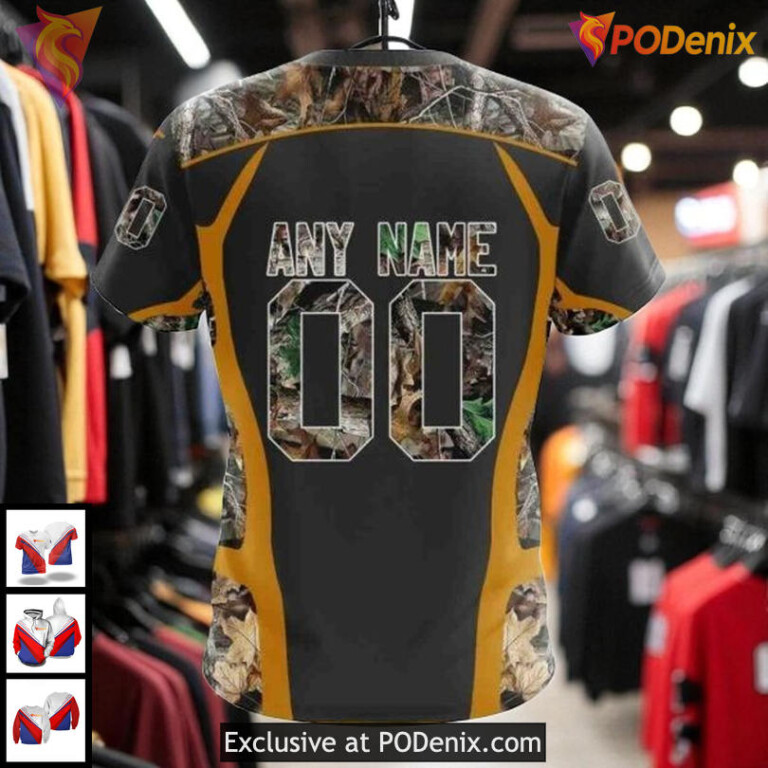 Chicago Blackhawks Hoodie 3D Camo Hunting Inspired NHL Custom Fan Design - 3