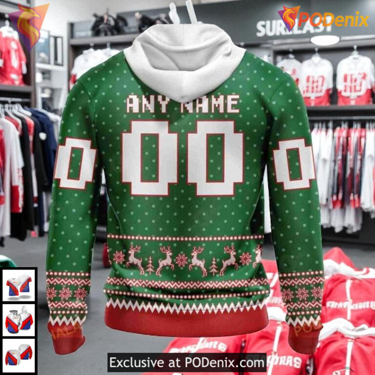 Christmas Apparel Holiday Spirit NHL Edmonton Oilers Winter Hoodie 3D - 2