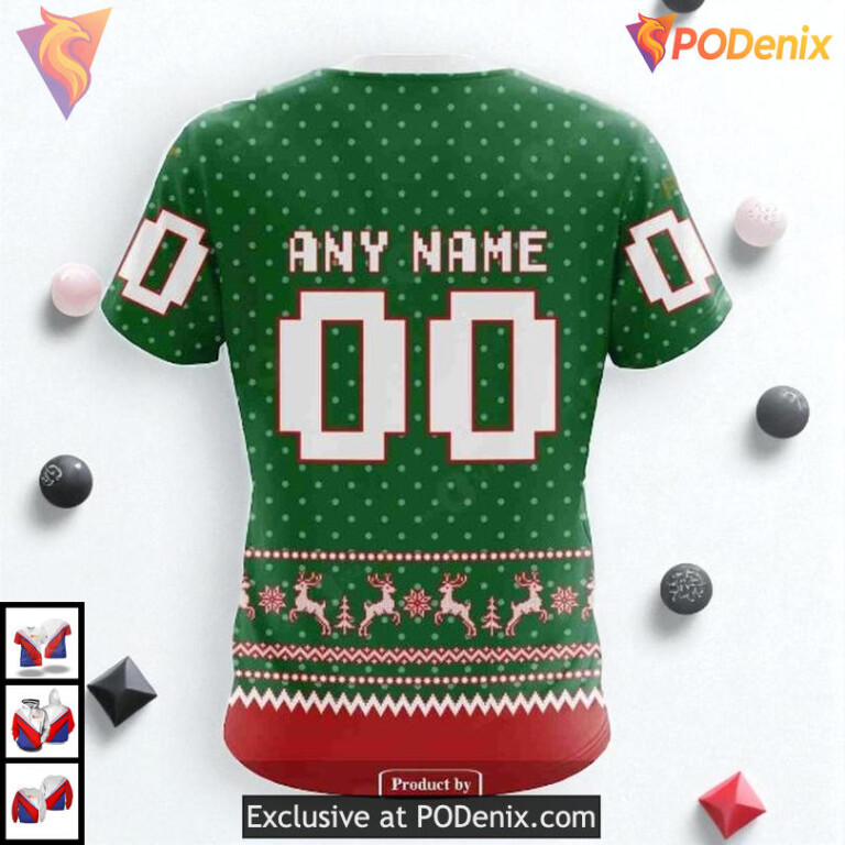 Christmas Apparel Holiday Spirit NHL Edmonton Oilers Winter Hoodie 3D - 4