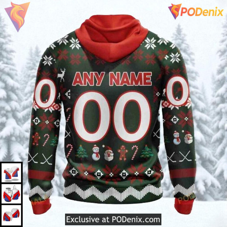 Christmas Edition Unisex Style Custom Los Angeles Kings Zip Up Hoodie NHL 3D - 2