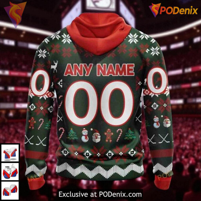 Christmas Is Coming Boston Bruins Unisex Hoodie 3D Custom NHL Sweatshirt Shirt - 2