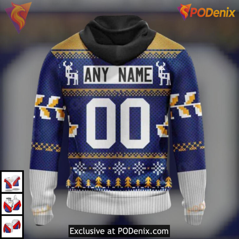 Christmas Season Festive Edition NHL Buffalo Sabres Full Print Hoodie 3D - 2