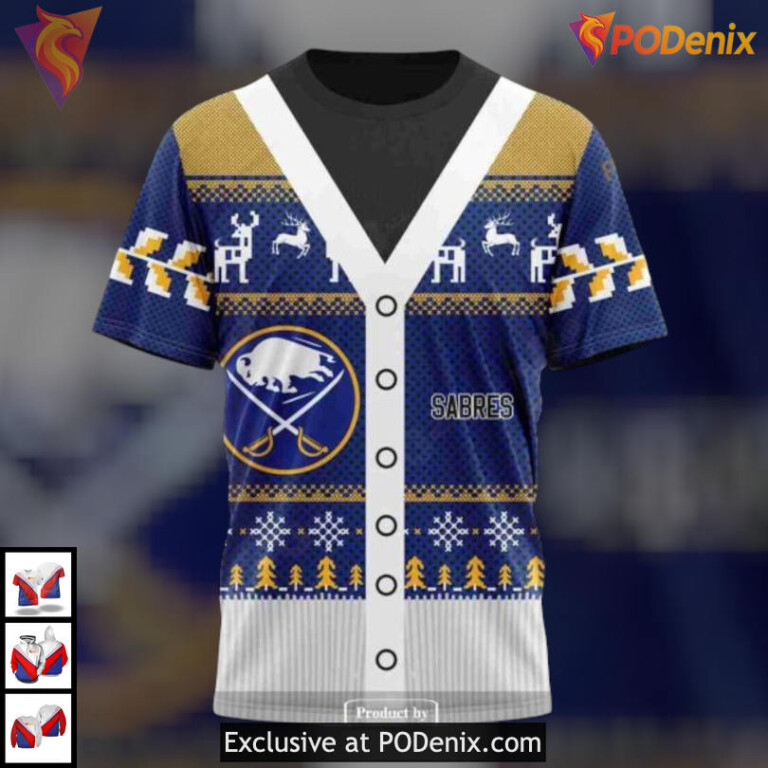 Christmas Season Festive Edition NHL Buffalo Sabres Full Print Hoodie 3D - 3