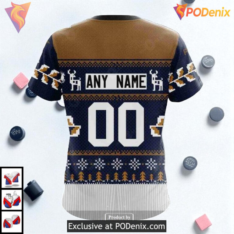 Christmas Season Festive Edition NHL Edmonton Oilers Holiday Hoodie 3D - 3