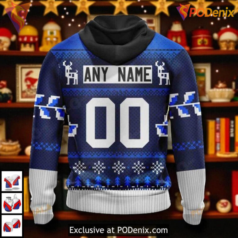 Christmas Season Toronto Maple Leafs Personalized 3D Hoodie, Custom NHL Apparel - 1