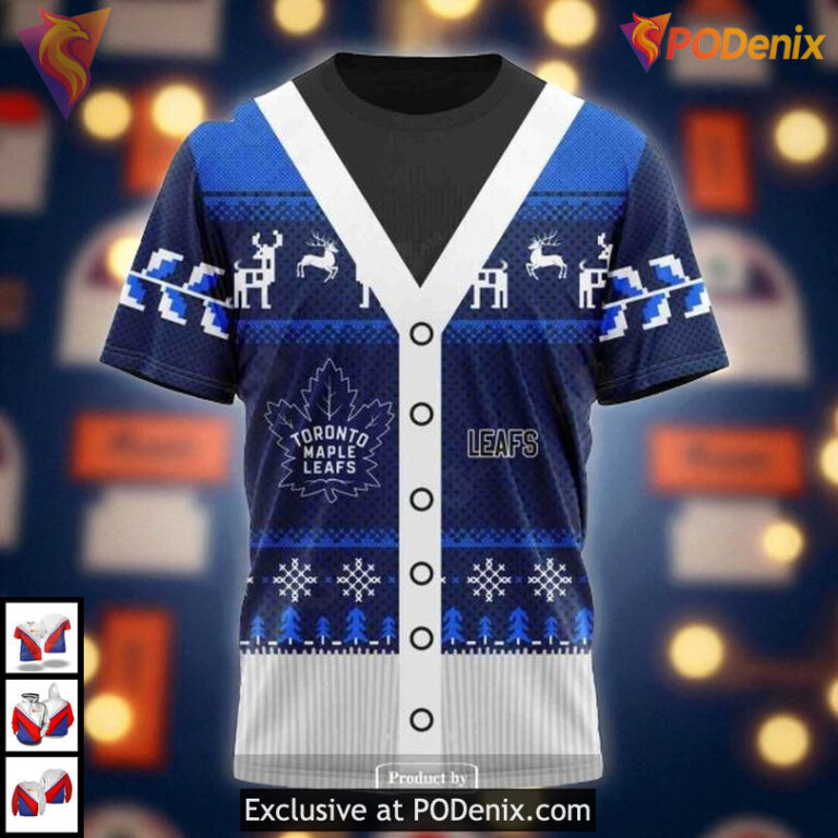 Christmas Season Toronto Maple Leafs Personalized 3D Hoodie, Custom NHL Apparel - 2
