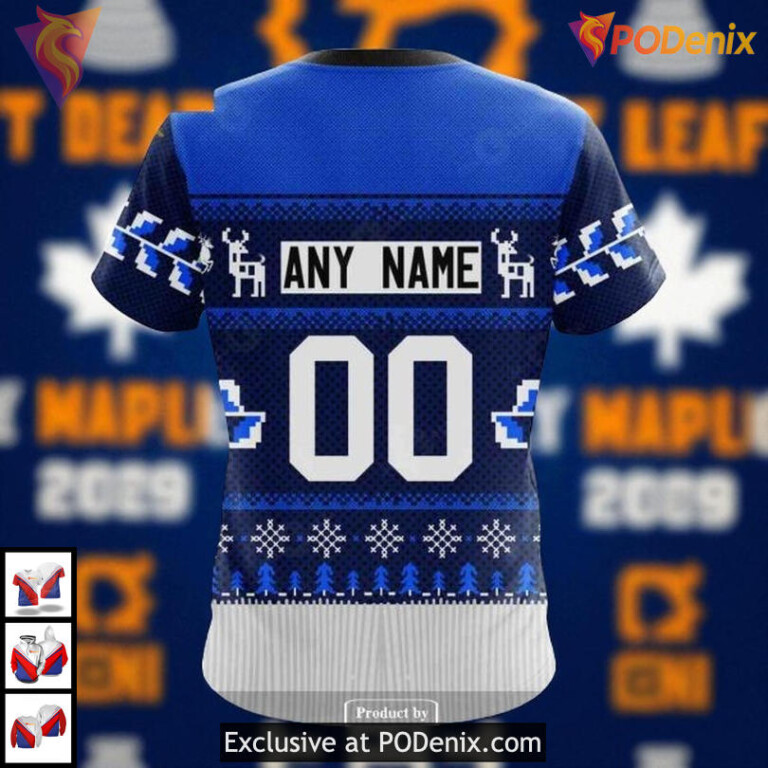 Christmas Season Toronto Maple Leafs Personalized 3D Hoodie, Custom NHL Apparel - 3