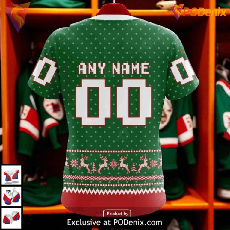 Christmas Themed Custom NHL Boston Bruins Mens Hoodie Festive Design - 6