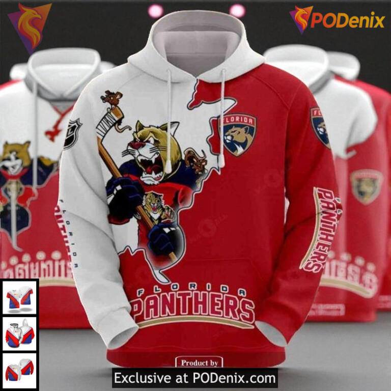 Classic NHL Fan Gear Sweatshirt Custom Florida Panthers Hoodie 3D NHL 3D