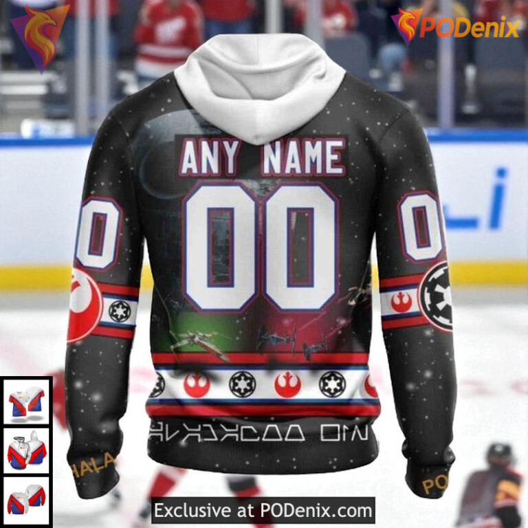 Classic Star Wars Graphic Concept NHL Minnesota Wild Personalized 3D Hoodie - 1