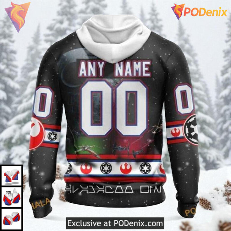 Classic Star Wars Graphic Design Custom Los Angeles Kings Personalized 3D Hoodie - 1