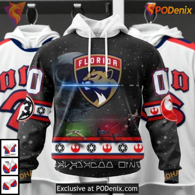 Classic Star Wars Graphic Edition Custom Vintage Florida Panthers Hoodie NHL 3D