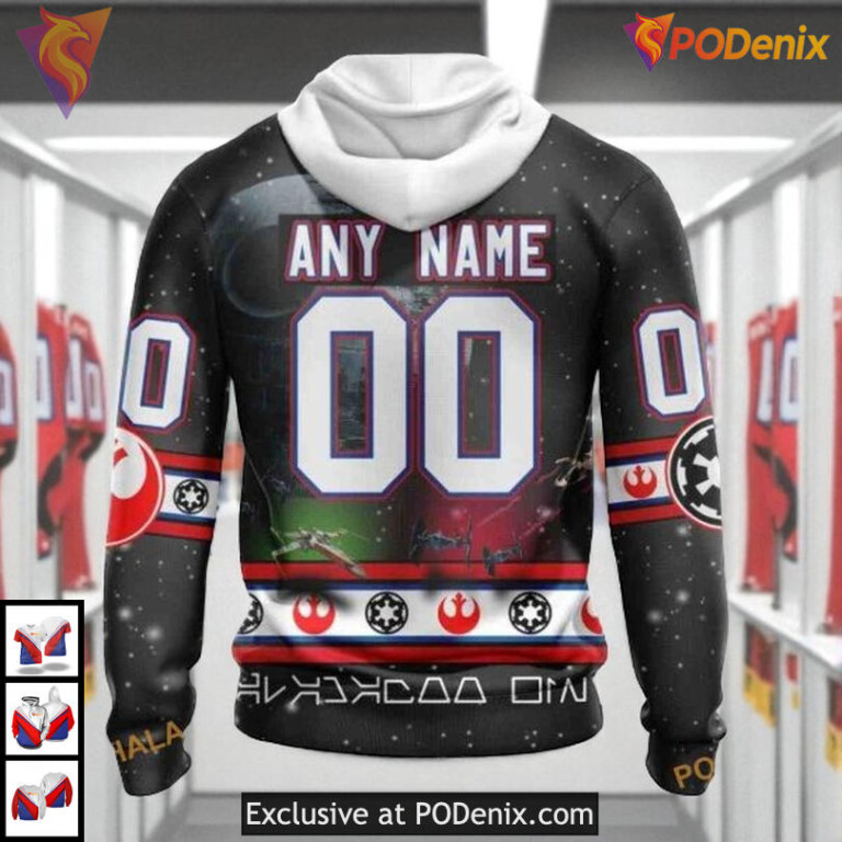 Classic Star Wars Graphic Edition Custom Vintage Florida Panthers Hoodie NHL 3D - 1