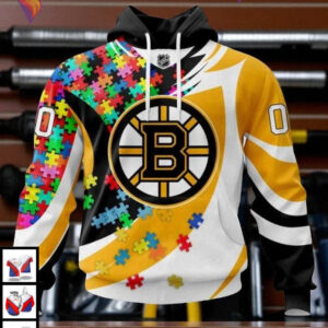 Conceptual NHL Boston Bruins Mens Hoodie 3D Personalized Innovative Style