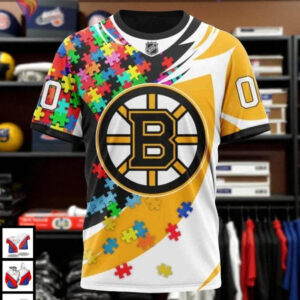 Conceptual NHL Boston Bruins Mens Hoodie 3D Personalized Innovative Style - 2