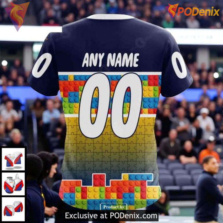 Cool Graphic St Louis Blues Hoodie Puzzle Game Gradient NHL 3D Style - 3