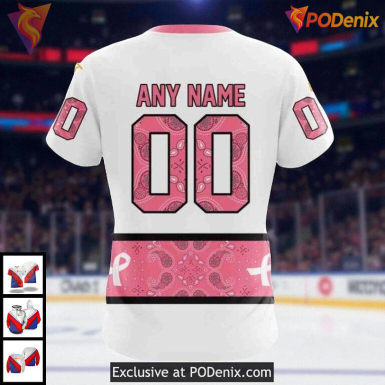 Cool Graphic Tampa Bay Lightning Hoodie Breast Cancer Awareness NHL 3D - 3