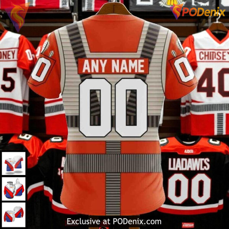 Custom Blackhawks Hoodie Limited Edition Rebel Pilot Inspired NHL 3D Design - 3