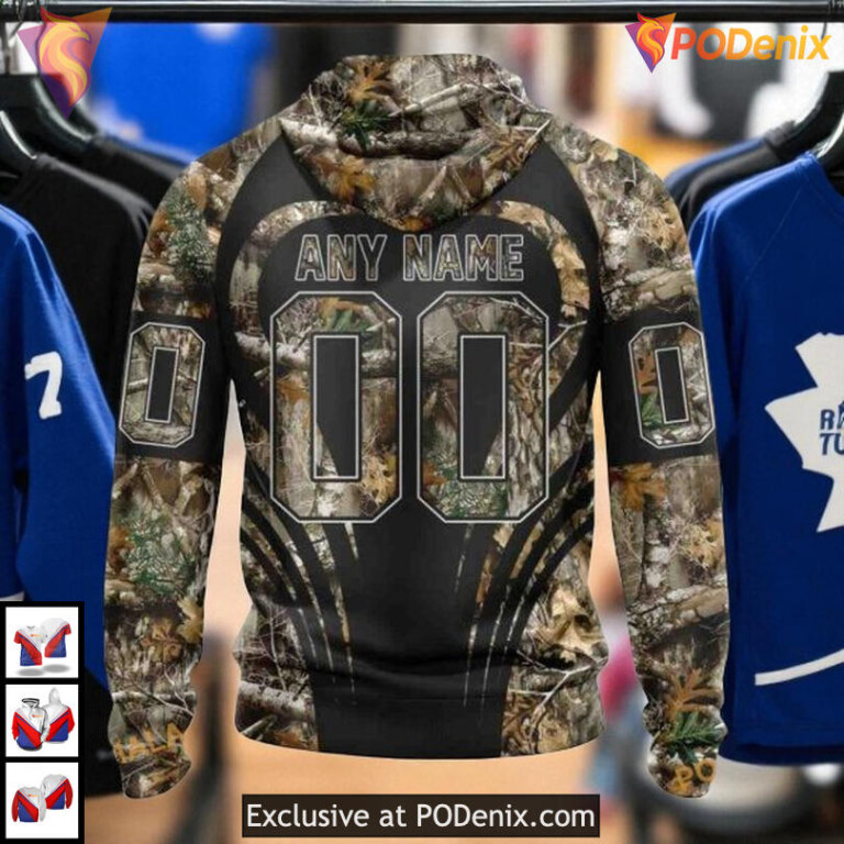 Custom Camo Hunting 2025 NHL Toronto Maple Leafs Hoodie Unique 3D Gear - 1