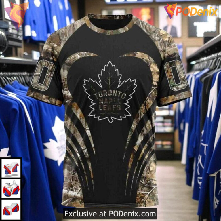 Custom Camo Hunting 2025 NHL Toronto Maple Leafs Hoodie Unique 3D Gear - 2