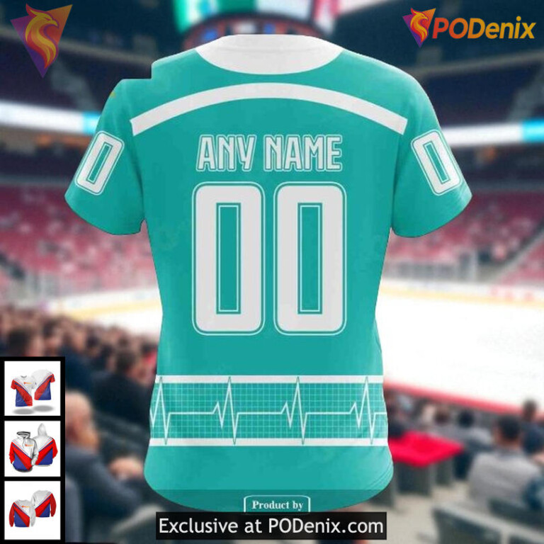 Custom Canucks Hoodie Limited Edition, Vancouver Canucks 3D Healthcare Heroes - 3