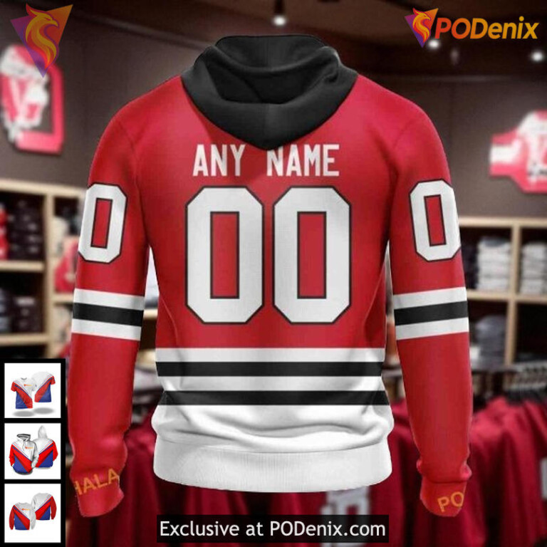 Custom Chicago Blackhawks Hoodie 2025 Home 3D Style NHL Blackhawks All Over Print - 1