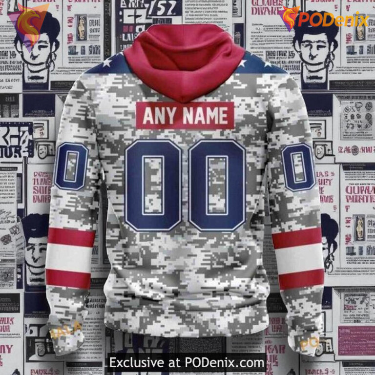 Custom Flyers Hoodie Limited Edition, Camo Design for Veterans Day 2025 - 1