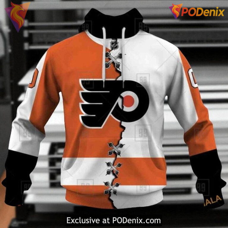 Custom Flyers Hoodie Limited Edition, Mix Jersey 2025 Concept NHL Style