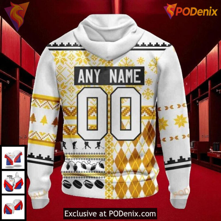Custom Name Number Blackhawks Hoodie, Personalized NHL Chicago Blackhawks 3D - 1