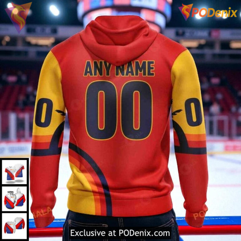 Custom New York Islanders Hoodie With Sunset Inspired NHL All Over Print 3D - 1