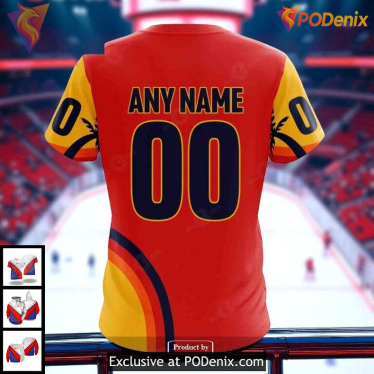 Custom New York Islanders Hoodie With Sunset Inspired NHL All Over Print 3D - 3