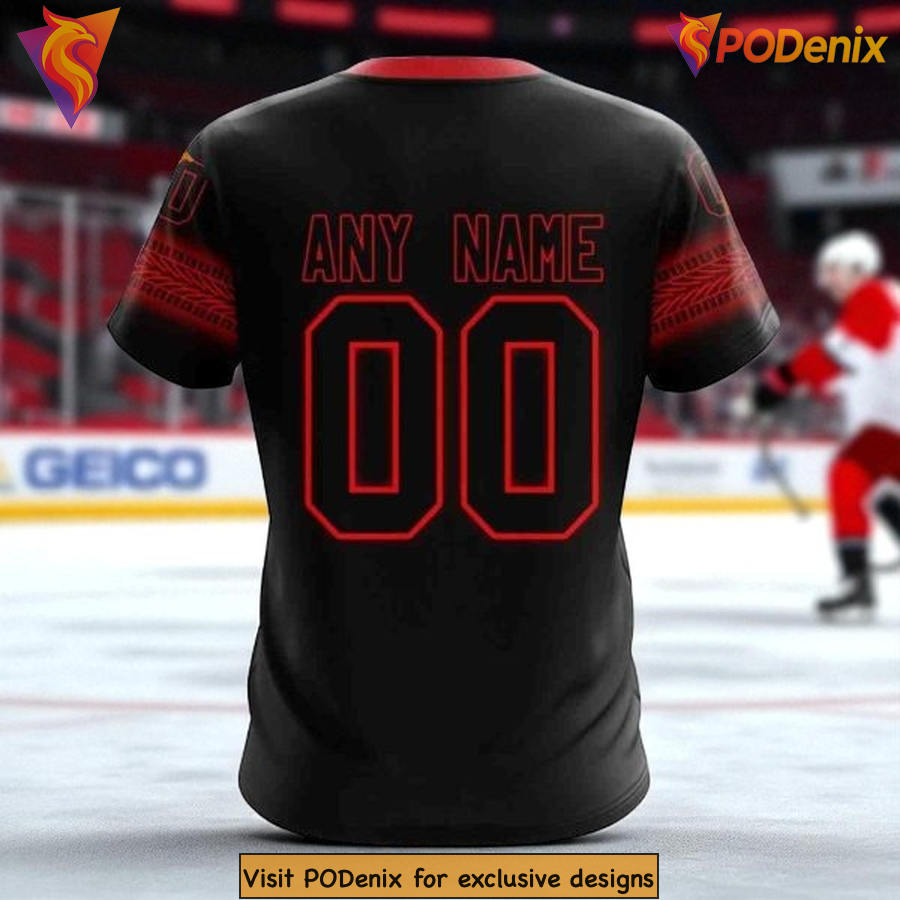 Custom NHL Detroit Red Wings Hoodie 3D, Gradient Fan Concept Design Custom NHL Detroit Red Wings Hoodie 3D, Gradient Fan Concept Design