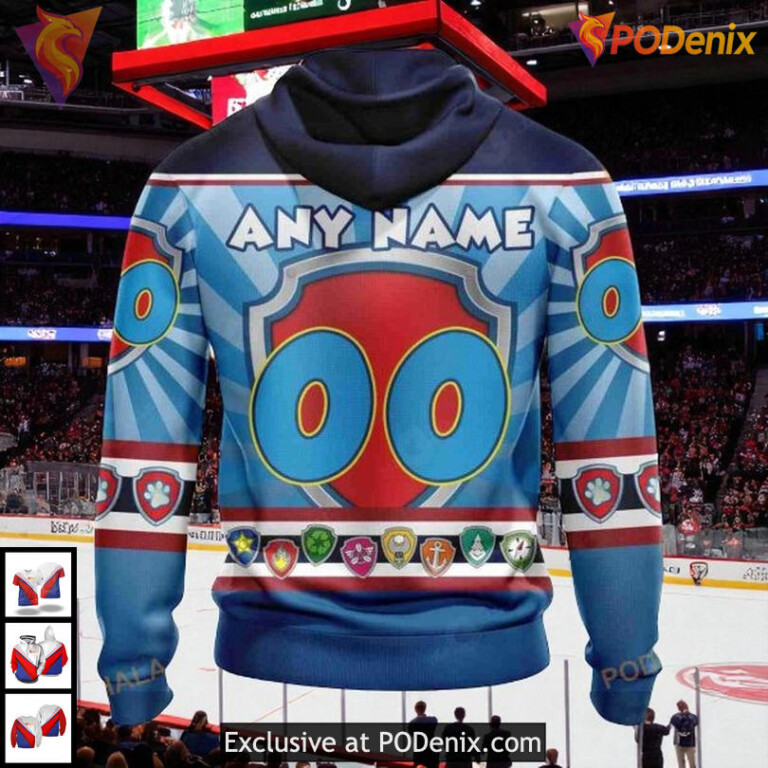 Custom NHL Paw Patrol Character Boston Bruins Youth Hoodie 3D Edition - 2