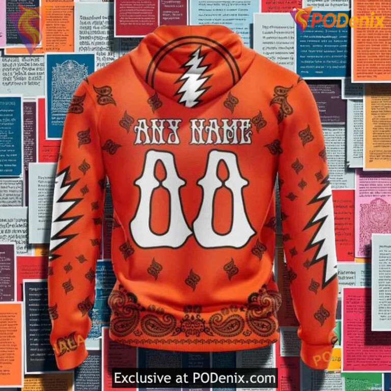 Custom Philadelphia Flyers Hoodie, Grateful Dead Inspired NHL Style - 1