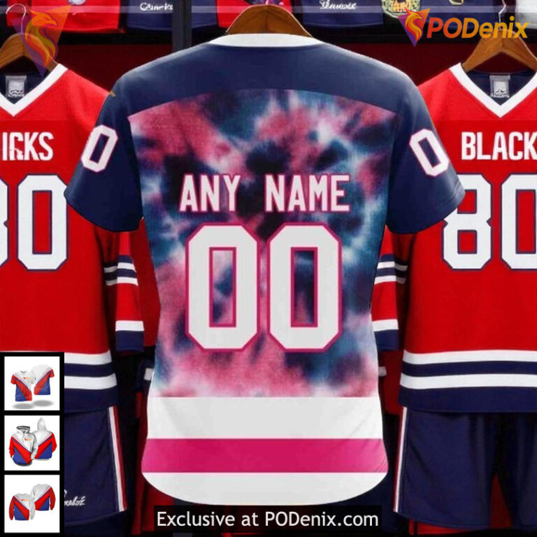 Custom Pink October Fight Breast Cancer NHL Chicago Blackhawks Hoodie 3D - 3
