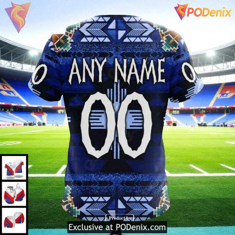 Custom St Louis Blues Hoodie Native Costume Design NHL 3D Graphic Style - 3