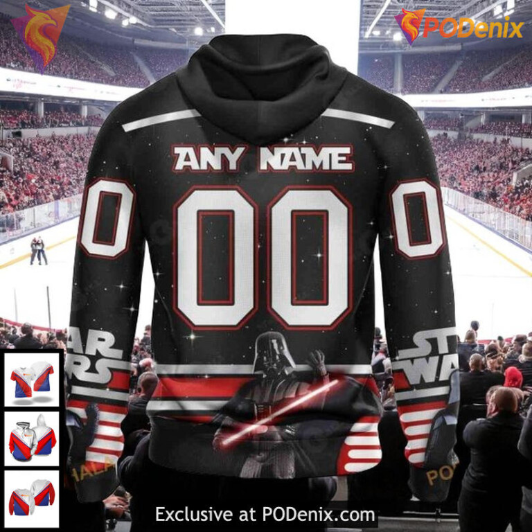 Custom St Louis Blues Hoodie, NHL Star Wars Design with Darth Vader 3D - 1