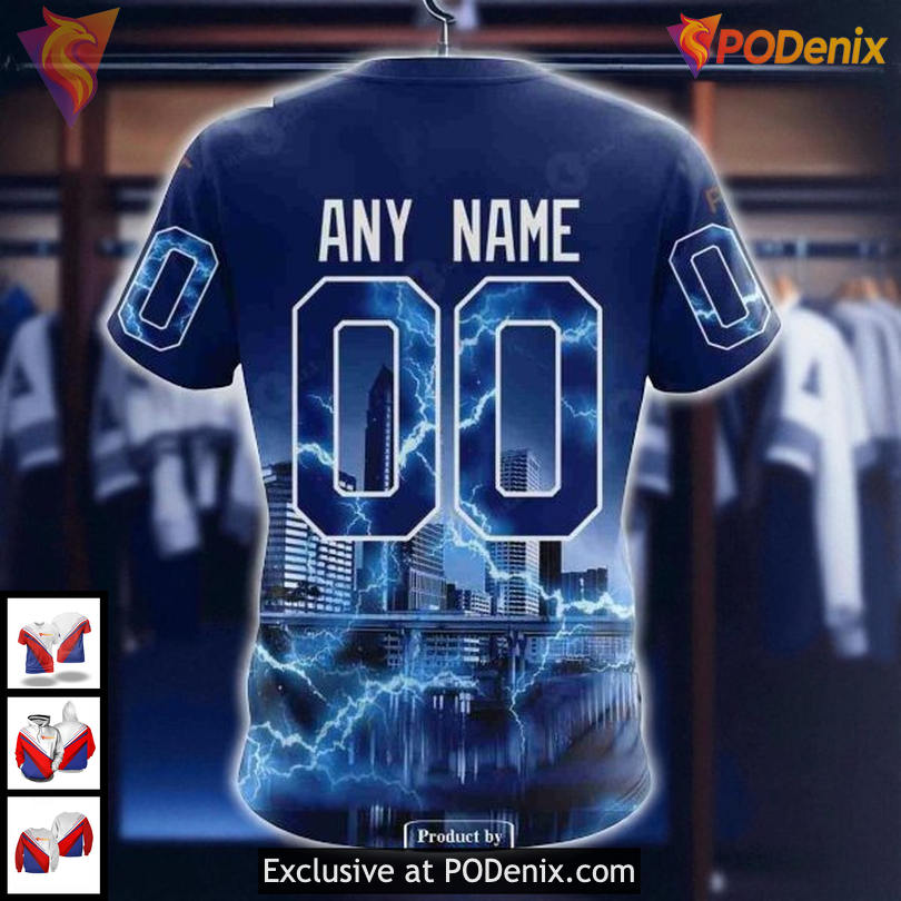 Custom Tampa Bay Lightning Hoodie, Thunderstorm Inspired NHL 3D Sweatshirt Custom Tampa Bay Lightning Hoodie, Thunderstorm Inspired NHL 3D Sweatshirt